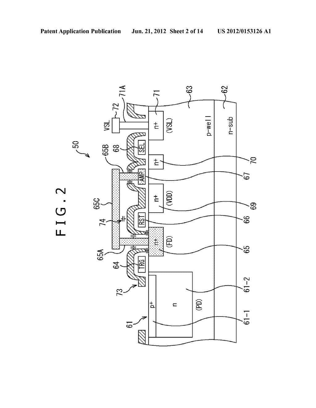 SOLID-STATE IMAGING ELEMENT, DRIVING METHOD, AND ELECTRONIC APPARATUS - diagram, schematic, and image 03