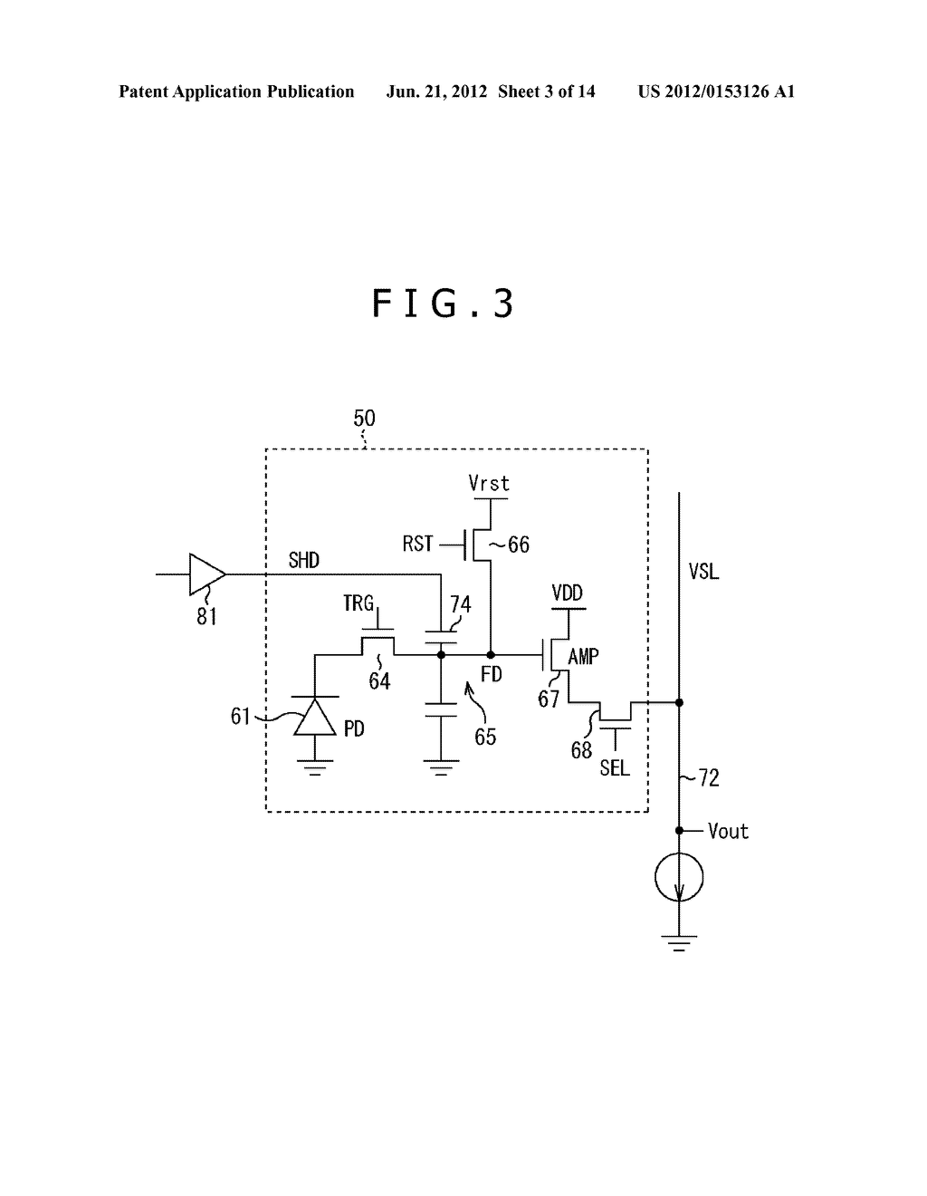 SOLID-STATE IMAGING ELEMENT, DRIVING METHOD, AND ELECTRONIC APPARATUS - diagram, schematic, and image 04