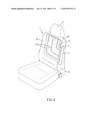 VENTILATIVE VEHICLE SEAT BACK diagram and image