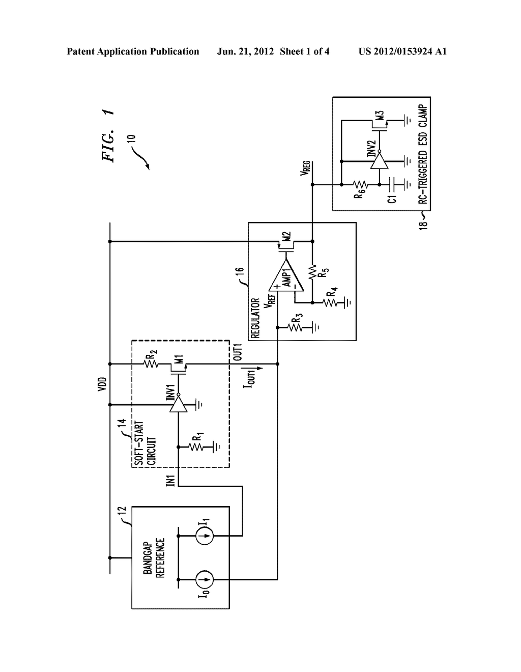 Voltage Regulator Soft-Start Circuit - diagram, schematic, and image 02