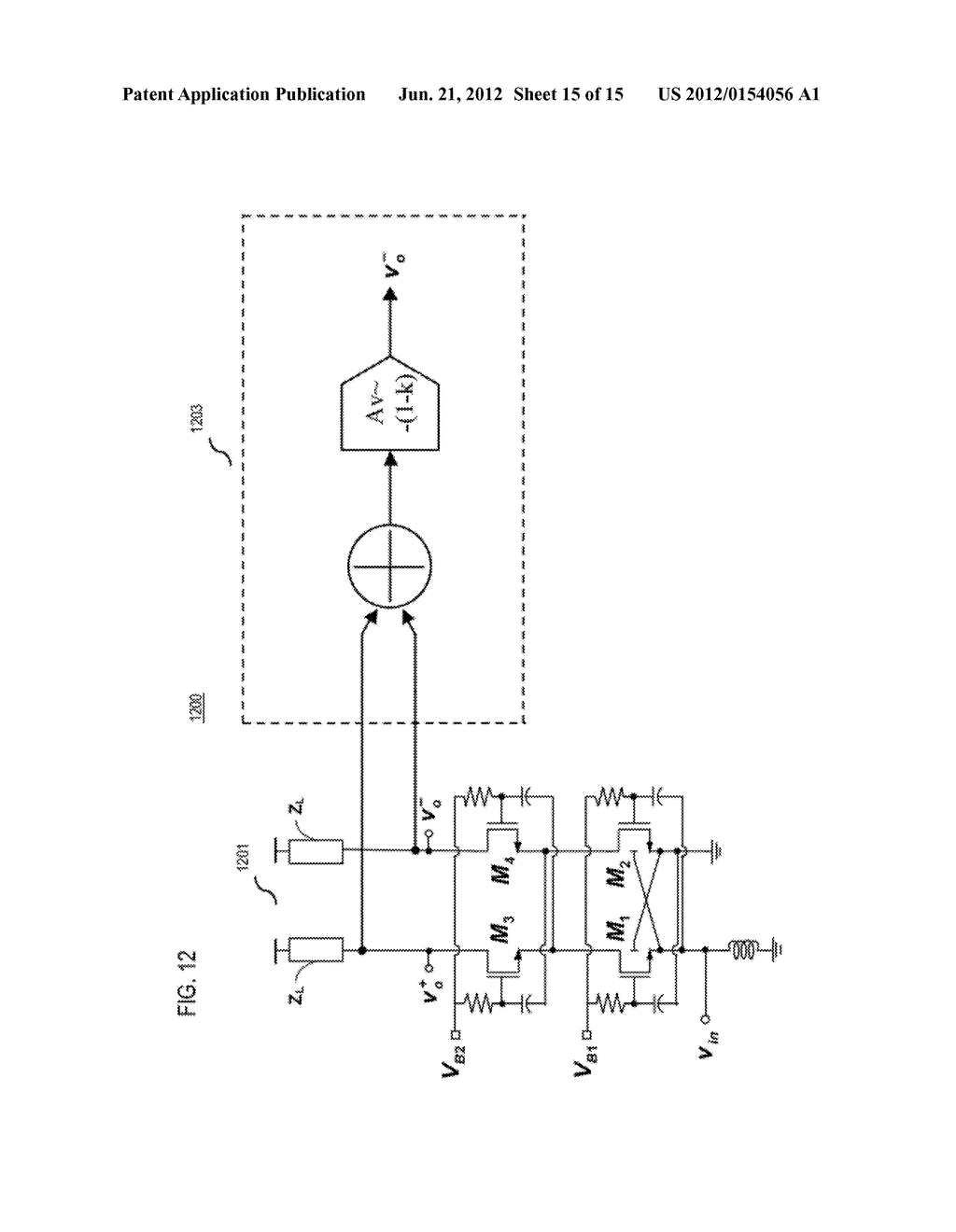 METHOD AND APPARATUS FOR CANCELING BALUN AMPLIFIER NOISE - diagram, schematic, and image 16