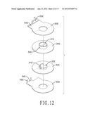 SYMMETRIC PLANAR TRANSFORMER HAVING ADJUSTABLE LEAKAGE INDUCTANCE diagram and image