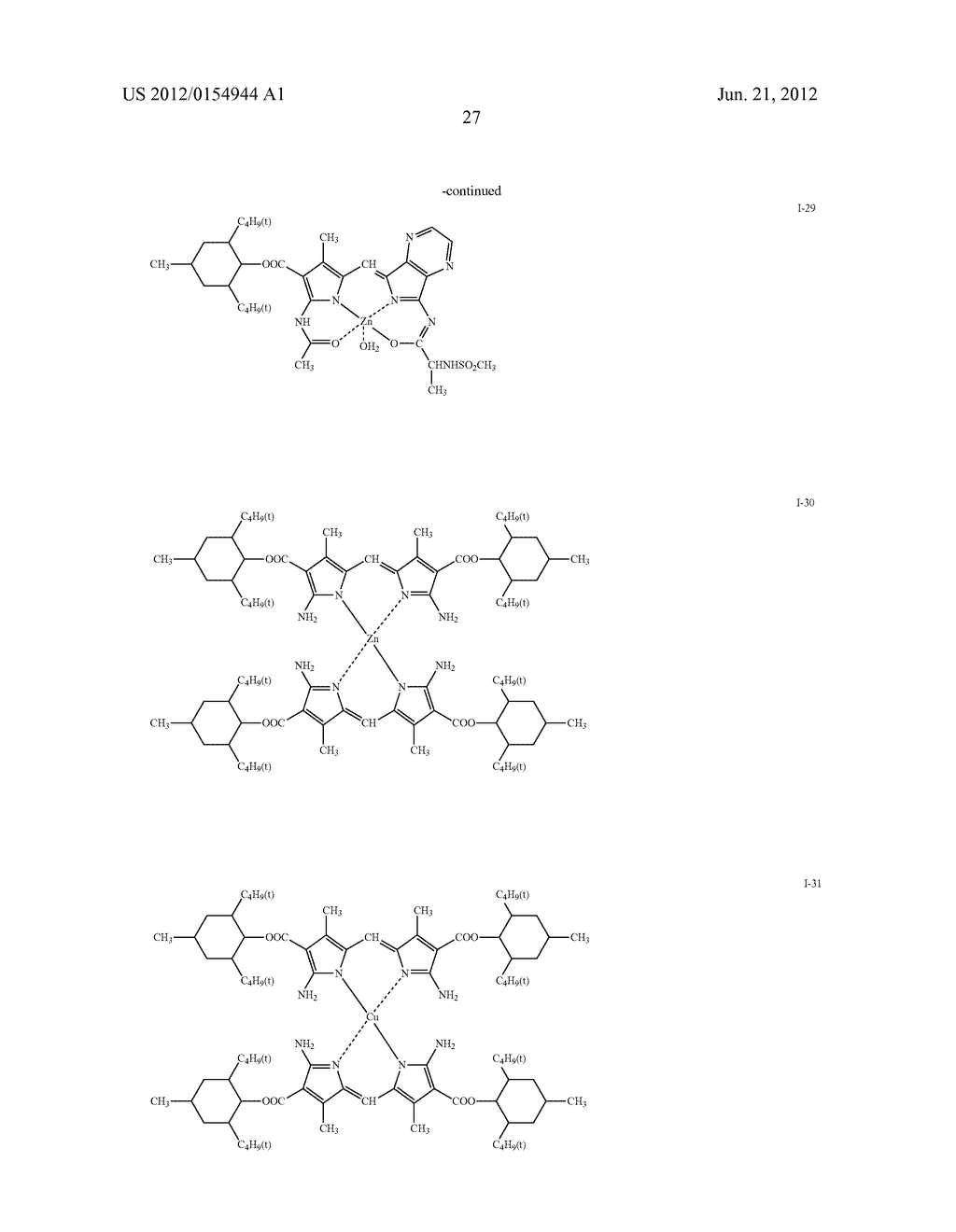 COLOR CURABLE COMPOSITION AND METHOD OF PREPARING THE SAME, COLOR FILTER     AND METHOD OF PRODUCING THE SAME, AND SOLID-STATE IMAGE PICK-UP DEVICE - diagram, schematic, and image 28