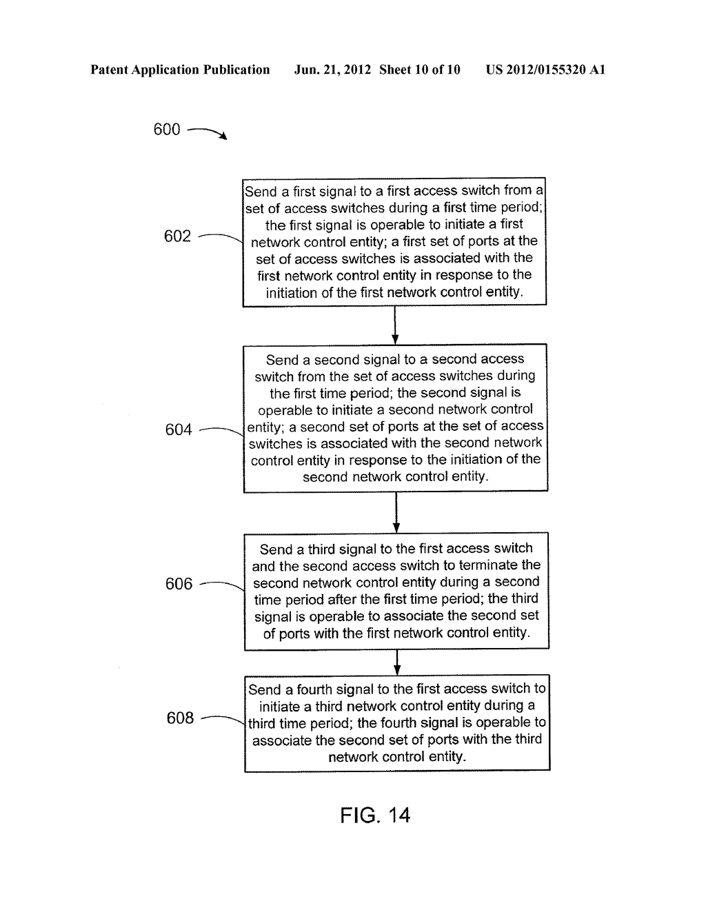 METHODS AND APPARATUS FOR DYNAMIC RESOURCE MANAGEMENT WITHIN A DISTRIBUTED     CONTROL PLANE OF A SWITCH - diagram, schematic, and image 11