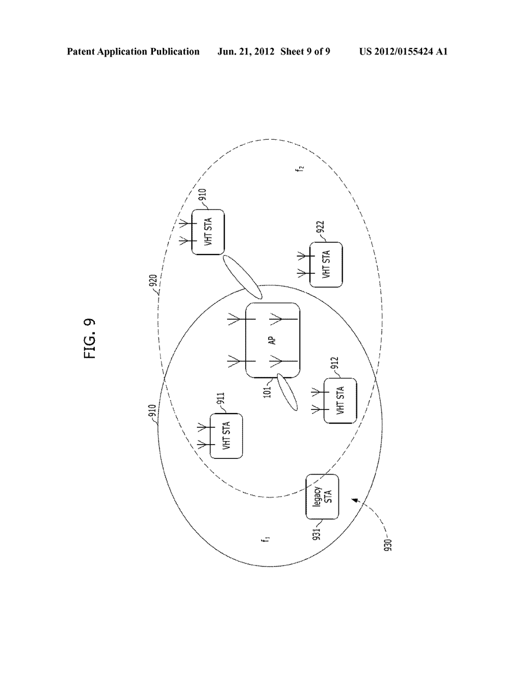 COMMUNICATIONS DEVICE AND METHOD IN A HIGH-CAPACITY WIRELESS COMMUNICATION     SYSTEM - diagram, schematic, and image 10