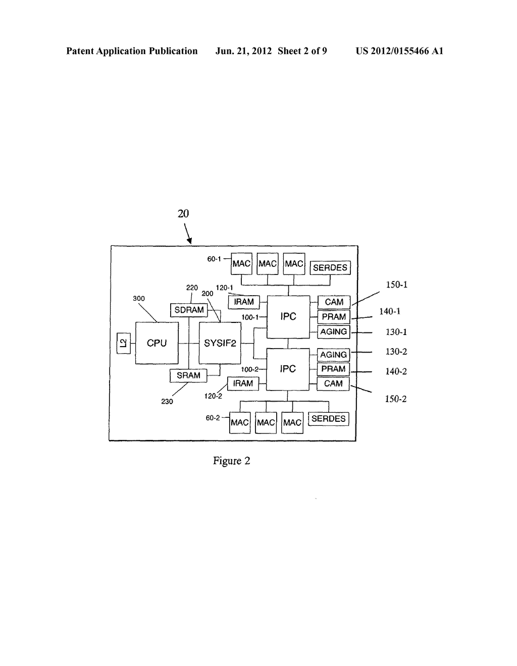 Method and apparatus for efficiently processing data packets in a computer     network - diagram, schematic, and image 03