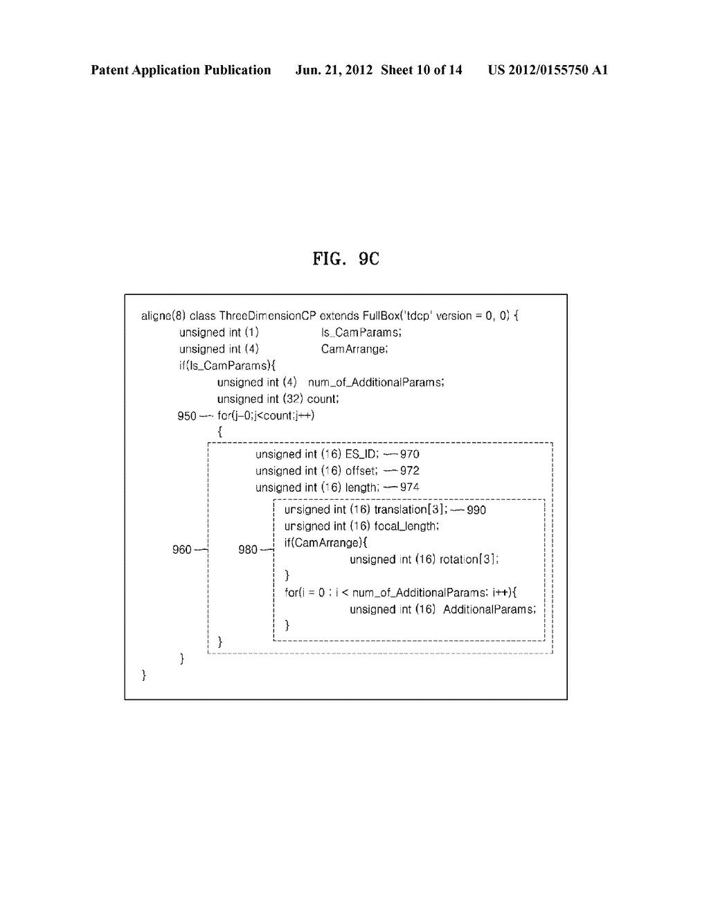 METHOD AND APPARATUS FOR RECEIVING MULTIVIEW CAMERA PARAMETERS FOR     STEREOSCOPIC IMAGE, AND METHOD AND APPARATUS FOR TRANSMITTING MULTIVIEW     CAMERA PARAMETERS FOR STEREOSCOPIC IMAGE - diagram, schematic, and image 11