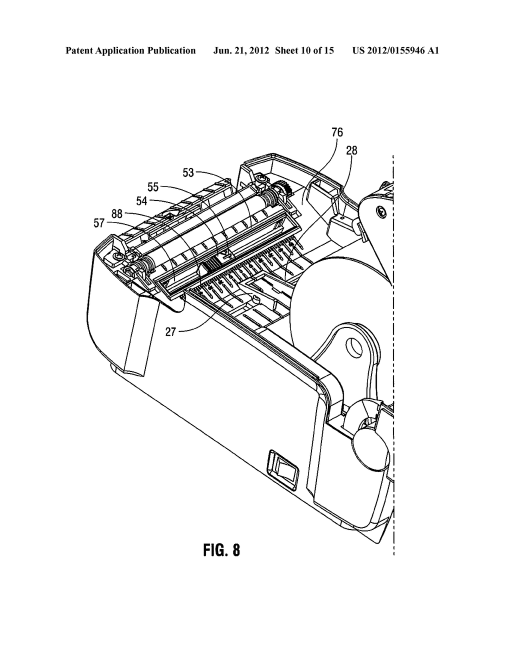 COMPACT PRINTER WITH PRINT FRAME INTERLOCK - diagram, schematic, and image 11