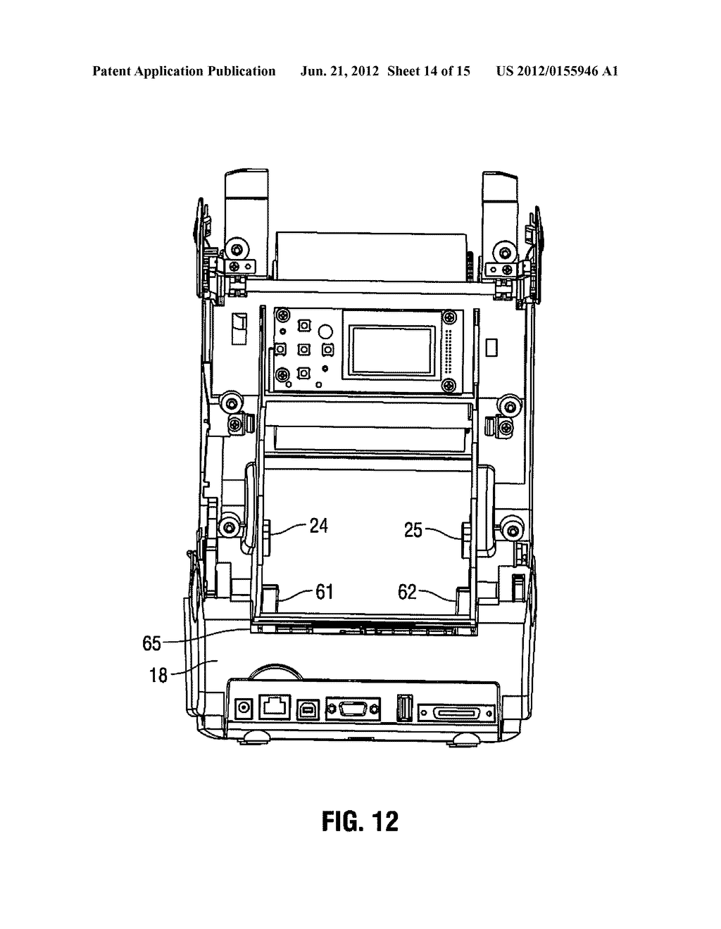 COMPACT PRINTER WITH PRINT FRAME INTERLOCK - diagram, schematic, and image 15