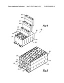 MULTI-CELL BATTERY MODULE WITH INTEGRAL COOLING AND ASSEMBLY AIDS diagram and image