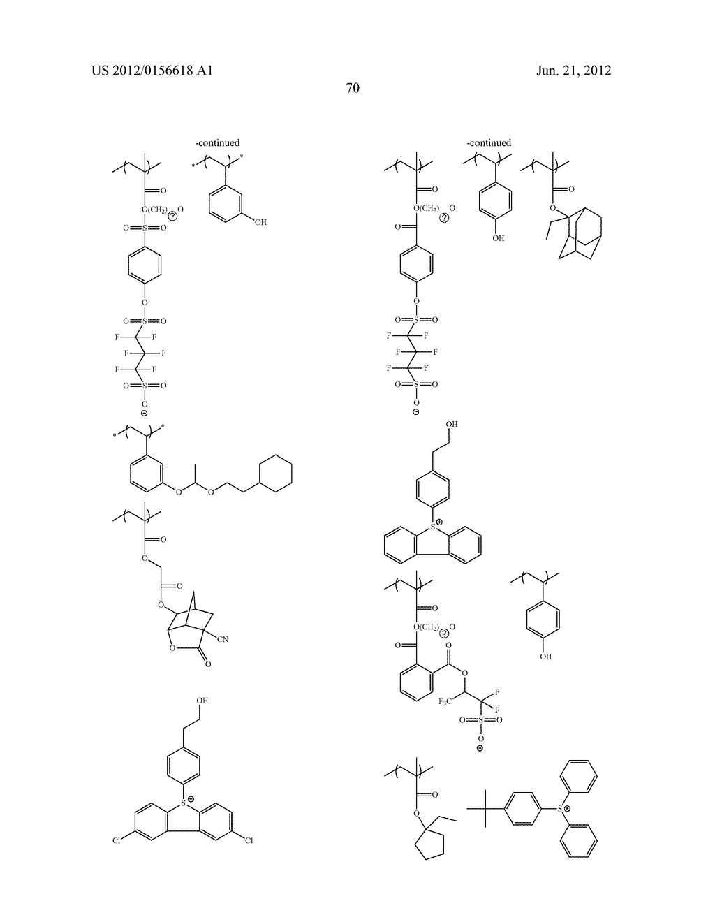 ACTINIC-RAY- OR RADIATION-SENSITIVE RESIN COMPOSITION AND METHOD OF     FORMING PATTERN USING THE COMPOSITION - diagram, schematic, and image 71