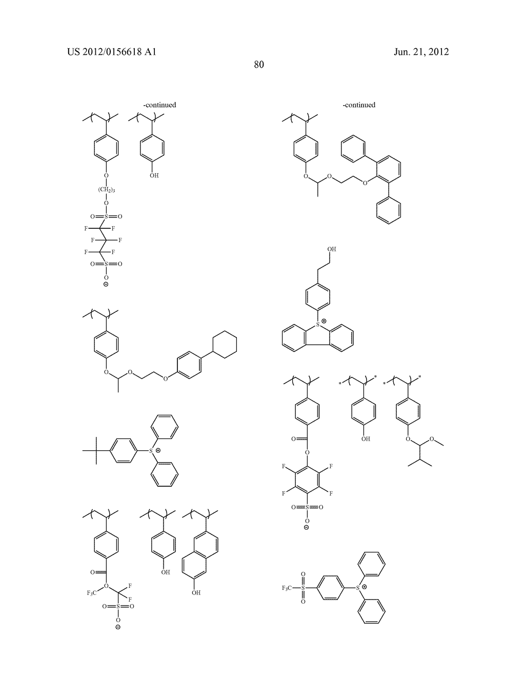ACTINIC-RAY- OR RADIATION-SENSITIVE RESIN COMPOSITION AND METHOD OF     FORMING PATTERN USING THE COMPOSITION - diagram, schematic, and image 81