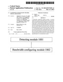 BANDWIDTH CONFIGURATION METHOD, DEVICE, AND SYSTEM diagram and image