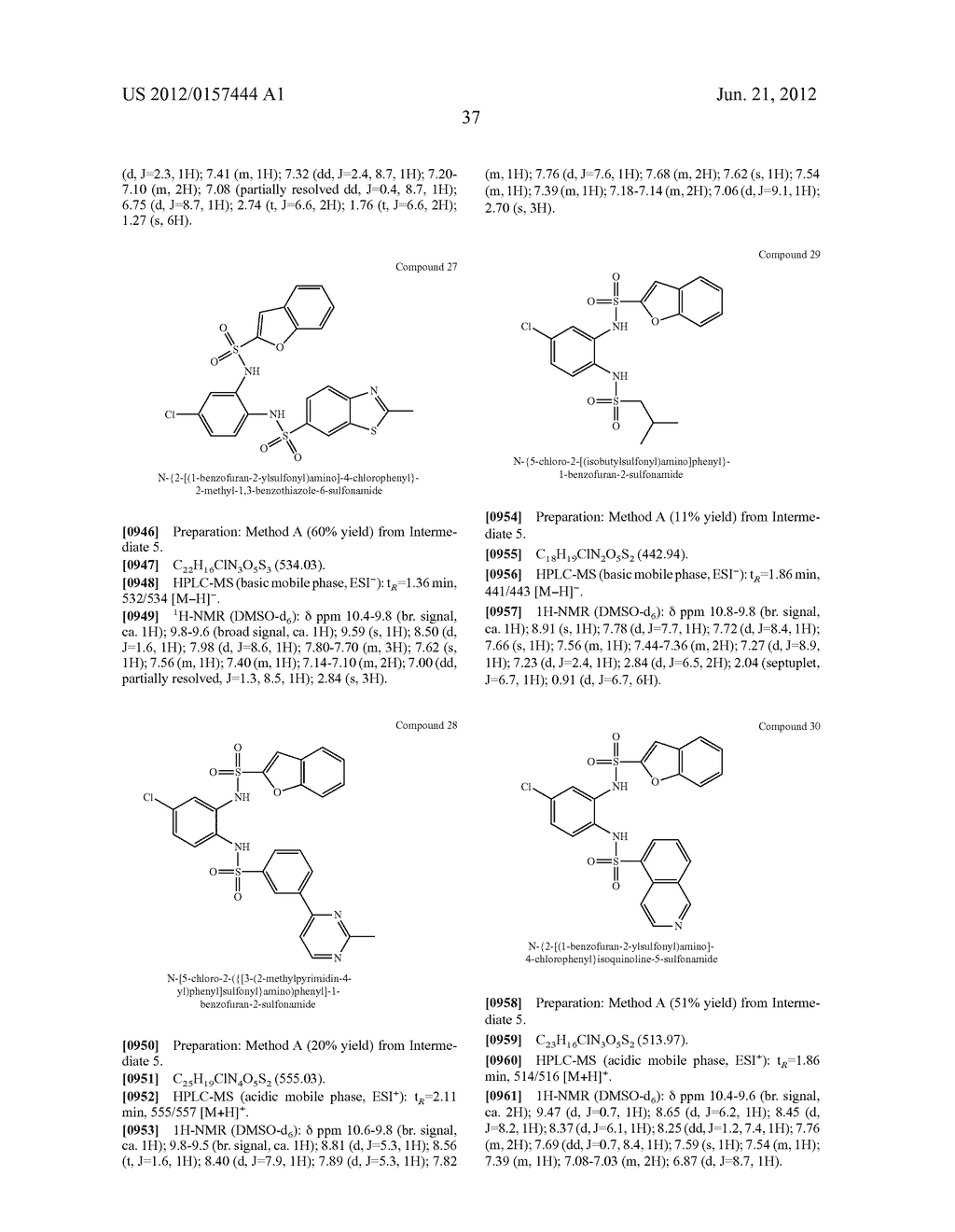 NOVEL 1,2- BIS-SULFONAMIDE DERIVATIVES AS CHEMOKINE RECEPTOR MODULATORS - diagram, schematic, and image 38