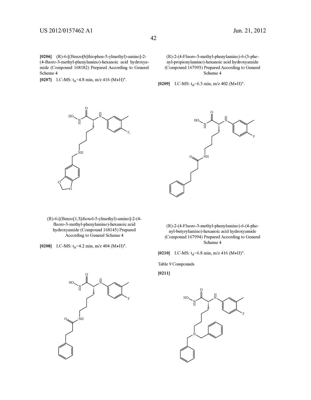 Hydroxamic acid derivatives of aniline useful as therapeutic agents for     treating anthrax poisoning - diagram, schematic, and image 43