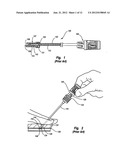 VASCULAR CLOSURE DEVICE WITH AUTOMATIC SUTURE CUTTER diagram and image
