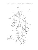 WALKING CONTROL APPARATUS AND METHOD OF ROBOT diagram and image