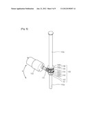 MOUNTING APPARATUS FOR ADJUSTING SWIVELLING ANGLE OF DISPLAY DEVICE diagram and image