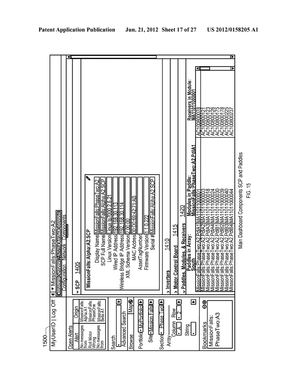 SCALABLE BACKEND MANAGEMENT SYSTEM FOR REMOTELY OPERATING ONE OR MORE     PHOTOVOLTAIC GENERATION FACILITIES - diagram, schematic, and image 18