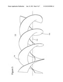 Canted Helix Collapsible Flowmeter and Method of Measuring A Fluid Flow diagram and image