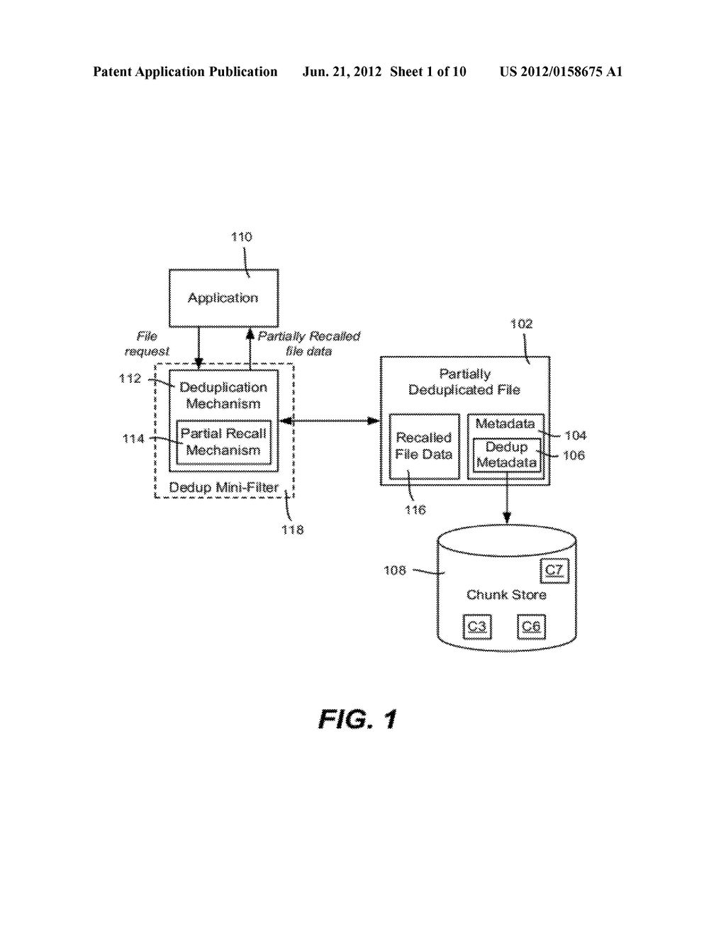 Partial Recall of Deduplicated Files - diagram, schematic, and image 02