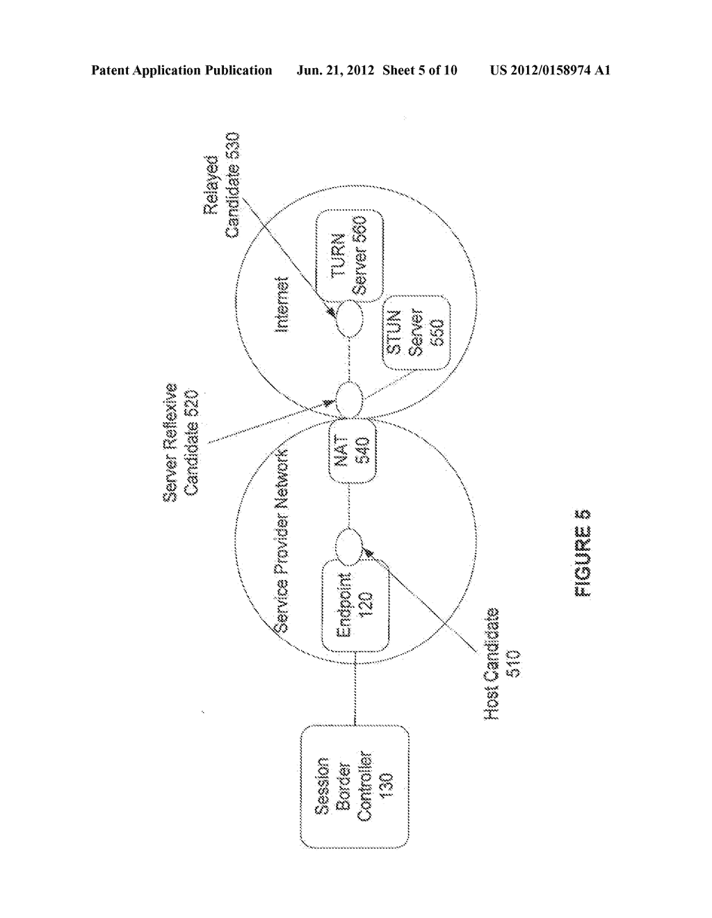 INTER-WORKING BETWEEN NETWORK ADDRESS TYPE (ANAT) ENDPOINTS AND INTERATIVE     CONNECTIVITY ESTABLISHMENT (ICE) ENDPOINTS - diagram, schematic, and image 06