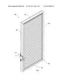 LOUVER BLIND STRUCTURE IN A DOUBLE GLAZED WINDOW UNIT diagram and image