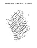 STRUCTURAL SUPPORTING PALLET CONSTRUCTION WITH IMPROVED PERIMETER IMPACT     ABSORBING CAPABILITIES diagram and image