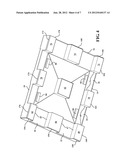 STRUCTURAL SUPPORTING PALLET CONSTRUCTION WITH IMPROVED PERIMETER IMPACT     ABSORBING CAPABILITIES diagram and image