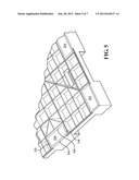 STRUCTURAL SUPPORTING PALLET CONSTRUCTION WITH IMPROVED PERIMETER IMPACT     ABSORBING CAPABILITIES diagram and image