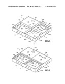 STRUCTURAL SUPPORTING PALLET CONSTRUCTION WITH IMPROVED PERIMETER IMPACT     ABSORBING CAPABILITIES diagram and image