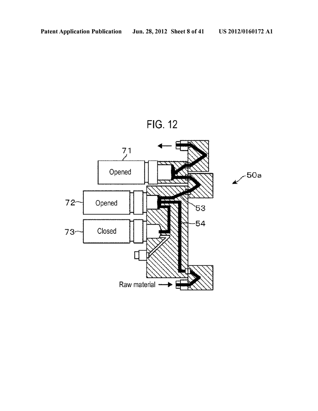 RAW MATERIAL SUPPLYING DEVICE AND FILM FORMING APPARATUS - diagram, schematic, and image 09