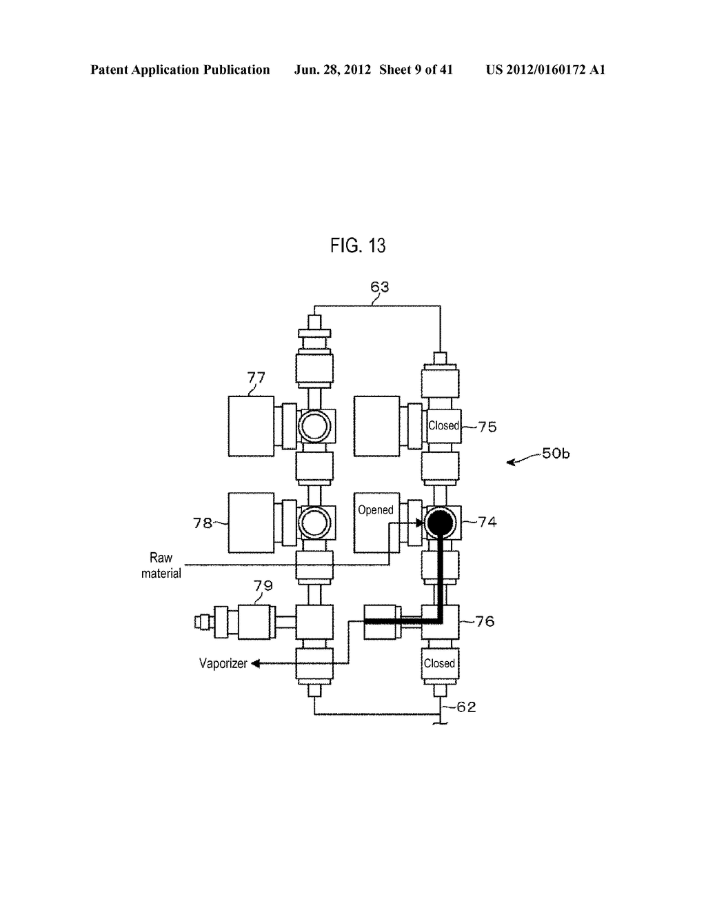 RAW MATERIAL SUPPLYING DEVICE AND FILM FORMING APPARATUS - diagram, schematic, and image 10