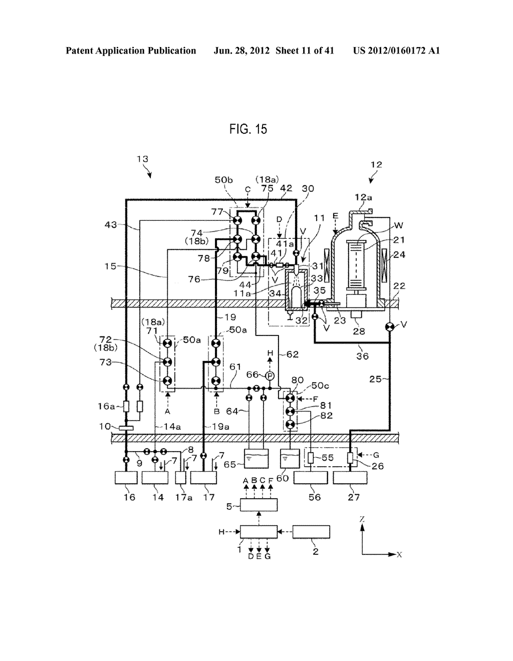 RAW MATERIAL SUPPLYING DEVICE AND FILM FORMING APPARATUS - diagram, schematic, and image 12