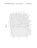 SURFACE COOLER HAVING CHANNELED FINS diagram and image