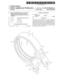 DEVICE FOR HOLDING AT LEAST ONE LONGITUDINAL ELEMENT, OF THE WIRING     HARNESS OR TUBE TYPE, ON A SUPPORT diagram and image