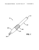 DISPENSER WITH A FRANGIBLE CONTAINER AND A ROTATING BREAKING MEMBER, FOR     DISPENSING A POLYMERIZABLE MONOMER ADHESIVE diagram and image