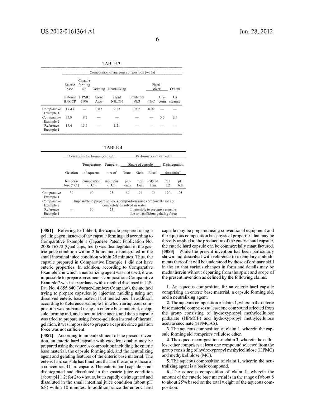 AQUEOUS COMPOSITION FOR ENTERIC HARD CAPSULE, METHOD OF PREPARING ENTERIC     HARD CAPSULE, AND ENTERIC HARD CAPSULE PREPARED USING THE METHOD - diagram, schematic, and image 07