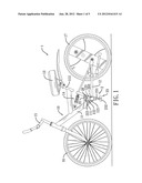 EXERCISE BICYCLE WITH AN ECCENTRIC WHEEL diagram and image