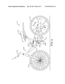 EXERCISE BICYCLE WITH AN ECCENTRIC WHEEL diagram and image