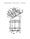 THREE - CNG (COMPRESSED NATURAL GAS) CYLINDER MOUNTING DEVICE FOR A     VEHICLE diagram and image