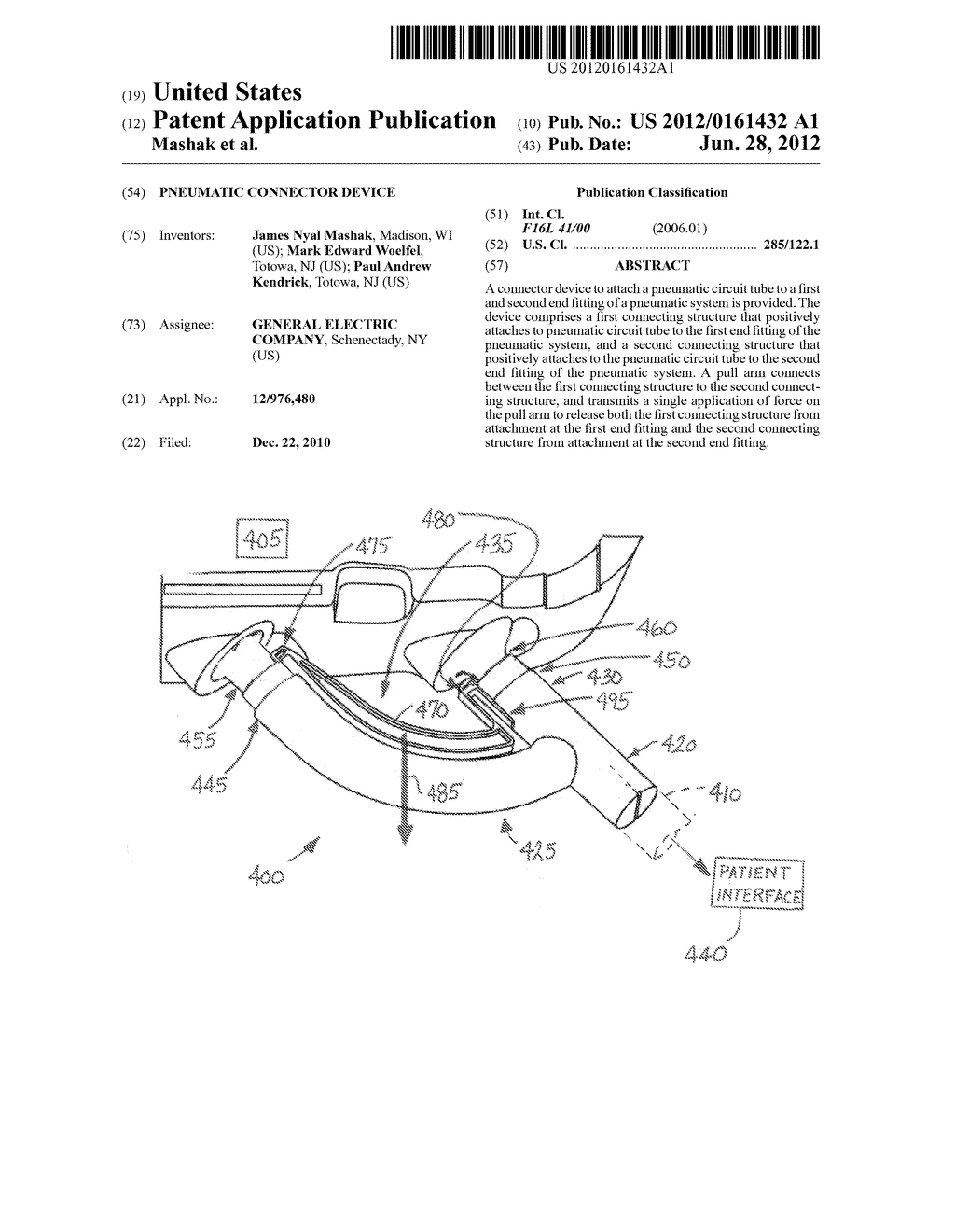 PNEUMATIC CONNECTOR DEVICE - diagram, schematic, and image 01