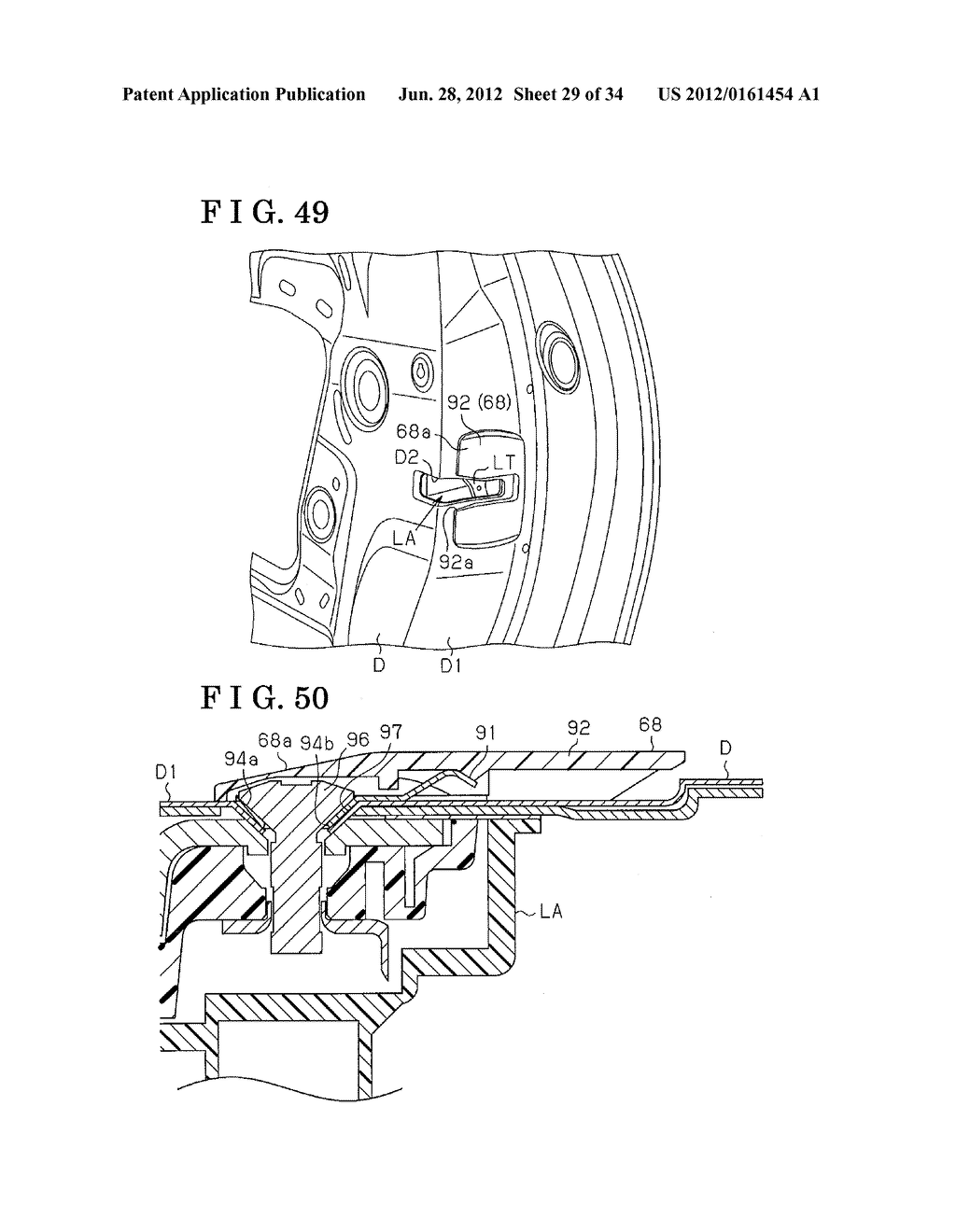 VEHICLE DOOR FIXING APPARATUS - diagram, schematic, and image 30