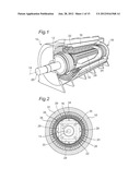 SUPERCONDUCTING ROTATING ELECTRICAL MACHINE AND STATOR FOR USE WITH     SUPERCONDUCTING ROTATING ELECTRICAL MACHINE diagram and image