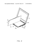 DUAL-SCREEN NOTEBOOK COMPUTER WITH KEYBOARD diagram and image