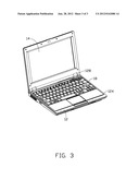 DUAL-SCREEN NOTEBOOK COMPUTER WITH KEYBOARD diagram and image