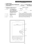 PORTABLE ELECTRONIC DEVICE AND METHOD OF CONTROLLING SAME diagram and image