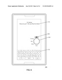 PORTABLE ELECTRONIC DEVICE AND METHOD OF CONTROLLING SAME diagram and image