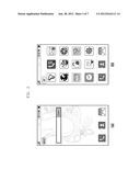 METHOD AND APPARATUS FOR DISPLAYING MENU OF PORTABLE TERMINAL diagram and image