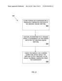 SYSTEMS, METHODS, AND DEVICES FOR TIME-SHIFTING PLAYBACK OF A LIVE ONLINE     MEETING diagram and image